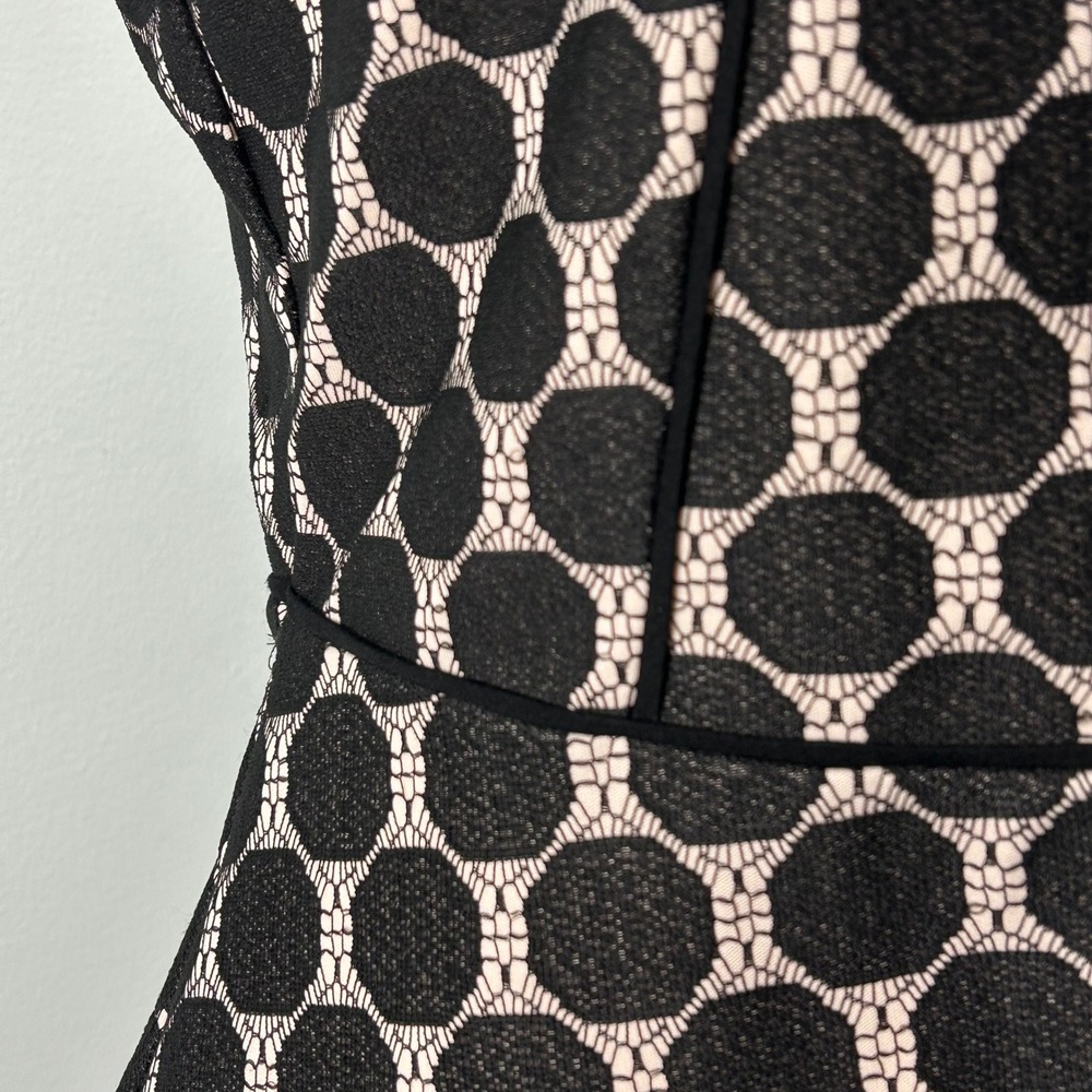 Weston Wear Black‎ White Polka Dot Peplum Top Sleeveless Women's Size M - Picture 10 of 11